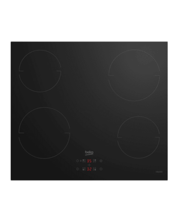 beko 4 zone induction hob black