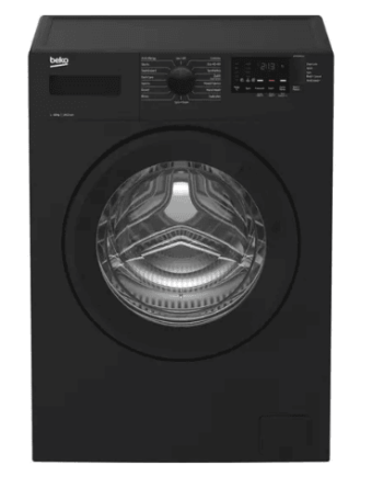 beko black washing machine 10kg 1400rpm