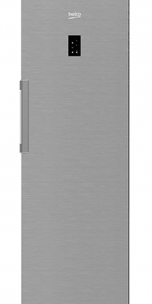 beko larder fridge stainless steel