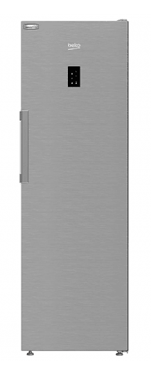 beko larder fridge stainless steel