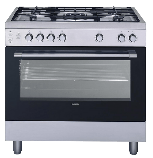 beko_90x60cm_gas_cooker_stainless_steel