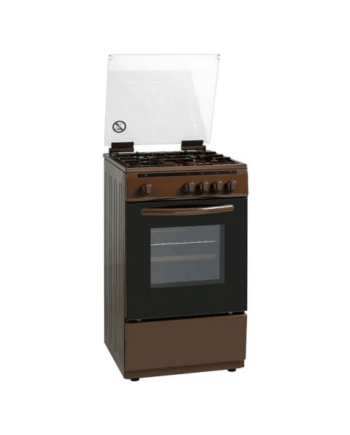 60cm gas cooker brown