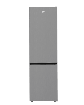 beko fridge freezer silver 201x60cm