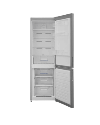 fridge freezer 185x60cm inox