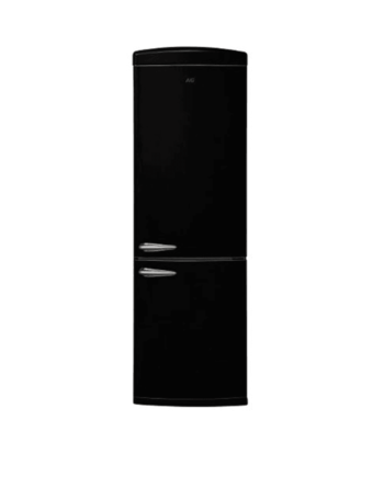 avg black retro fridge freezer