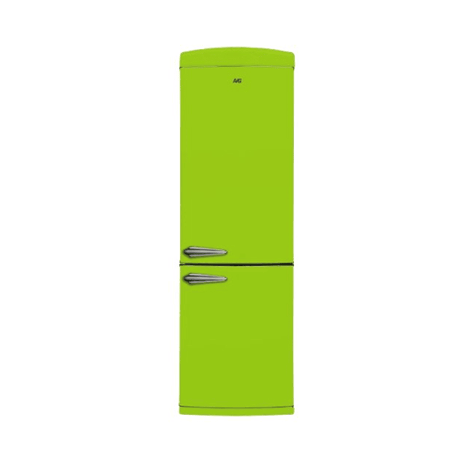 avg green retro fridge freezer