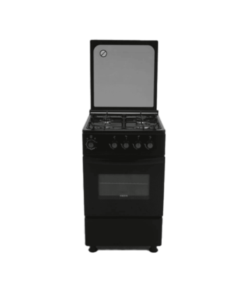 black 50cm gas cooker