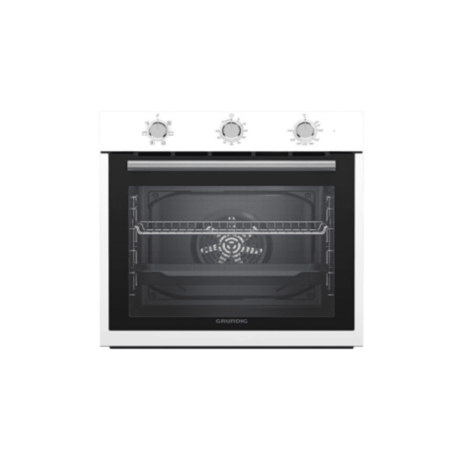 grundig white electric oven