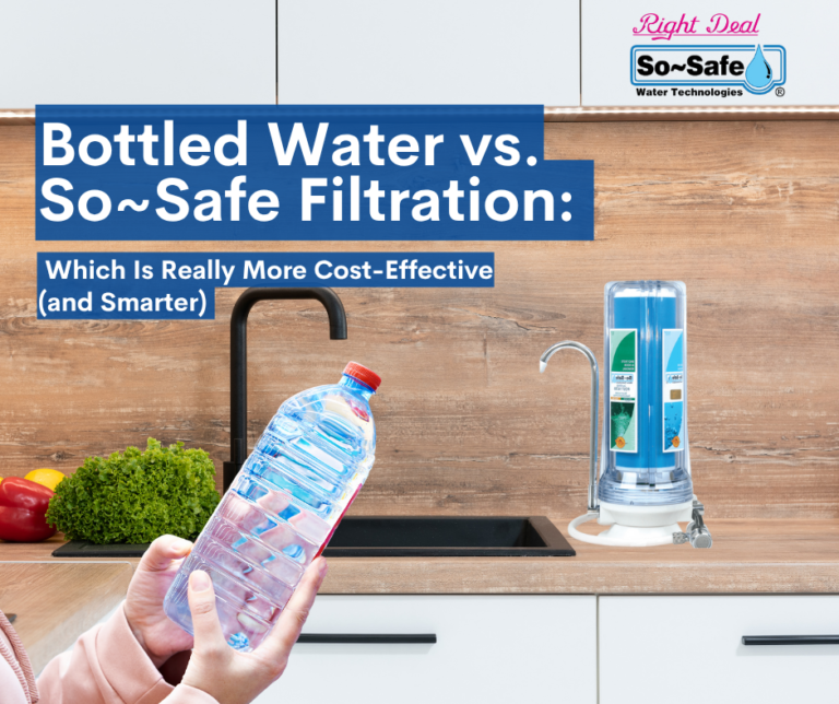 Bottled Water vs. So~Safe Filtration: Which Is Really More Cost-Effective (and Smarter)