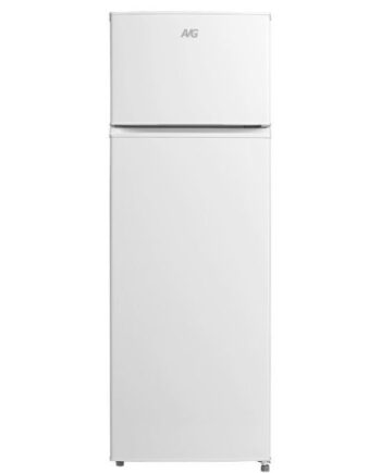 AVG Fridge With Top Mounted Freezer 235 Liters | White