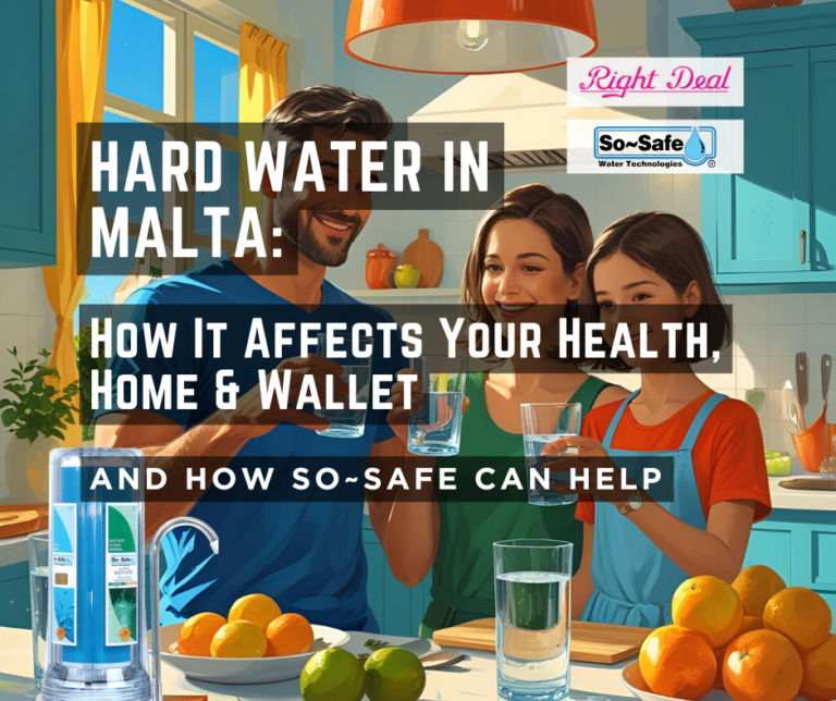 Hard Water in Malta: How It Affects Your Health, Home & Wallet – And How So~Safe Can Help
