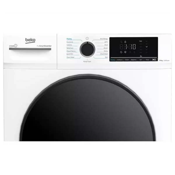 Beko Washer Dryer 7/5kg 1400rpm White, Freestanding Condenser, SteamCure, 3-Year Warranty