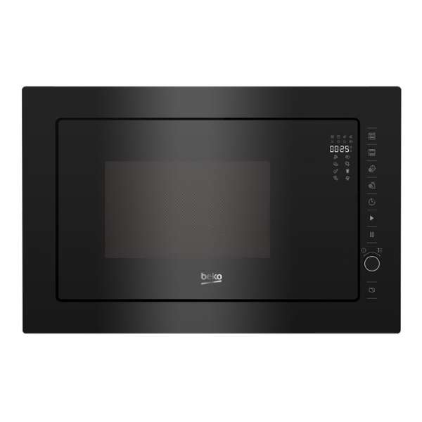 Beko Built-in Microwave 25L Black, Digital Touch & Mechanical Controls, 3-Year Warranty