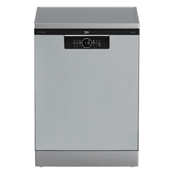 Beko Freestanding Dishwasher 60cm Pearl Inox, 14 Place Settings, LED Display, 5-Year Warranty
