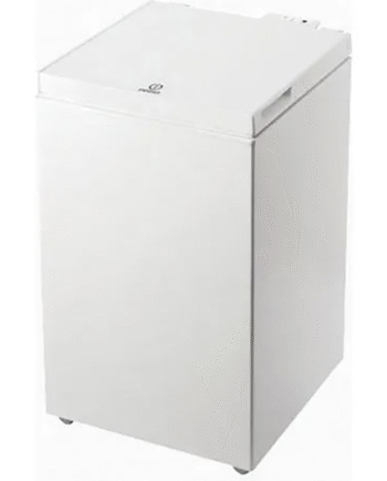 Indesit Chest Freezer 100L, Compact 53cm Design, Freestanding, White