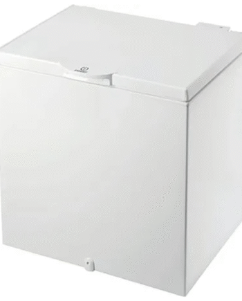 Indesit Chest Freezer 202L, Compact 81cm, Freestanding, White