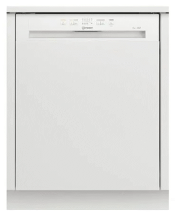 Indesit Semi-Integrated Dishwasher 60cm White, 14 Place Settings, LED Display, 2-Year Warranty