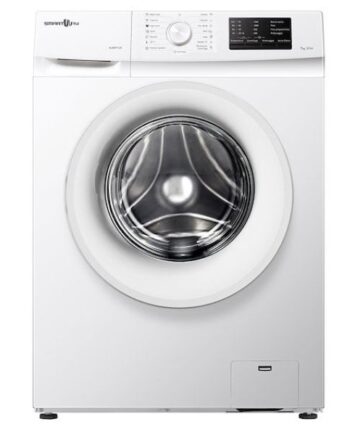Smartway Washing Machine 7kg 1200rpm White, Class D, 15 Programmes
