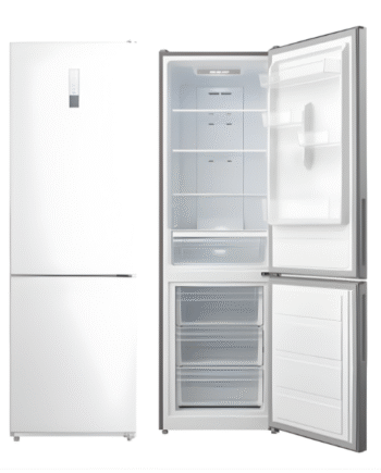 AVG No‑Frost Combi Fridge Freezer 330L, Class E, White