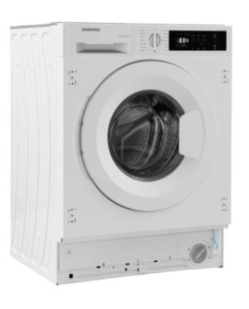 Daewoo Built‑In Washing Machine 8kg, 1400rpm, Variable Temp & Spin, Class D