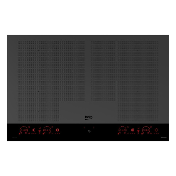 Beko 80cm Induction Hob, 8 Zones, IndyFlex+, Touch Control, Midnight Black