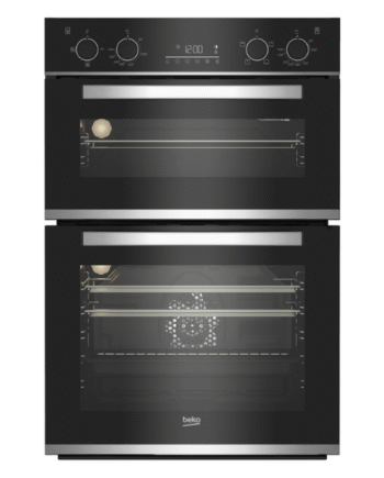 Beko Built‑In Electric Double Oven 75L + 38L, Electric, Class A, Stainless Steel