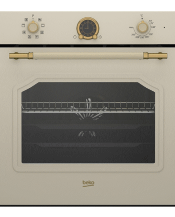Beko Built‑In Oven 72L, Rustic Cream, Multifunction, Class A