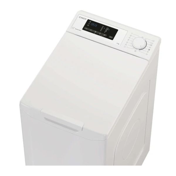 Candy ProWash 300 Top‑Load 7kg Washing Machine, 1400rpm, hOn App, AI Weight Sense, Class C