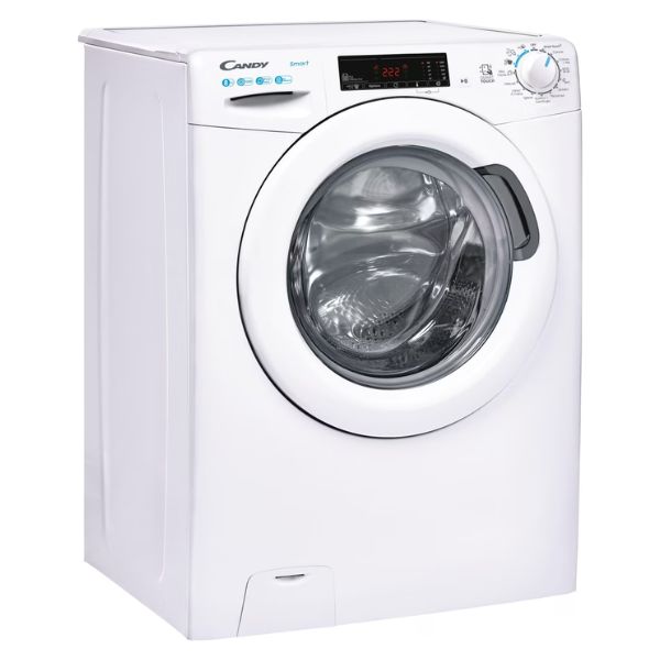 Candy Smart 8kg Washing Machine, 1200rpm, Steam, Class B, White