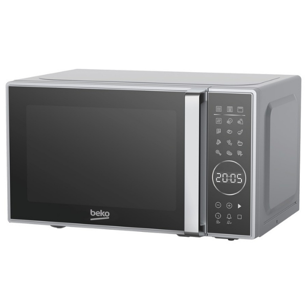 Beko 20L Microwave & Grill, 700W, Digital Touch, Silver