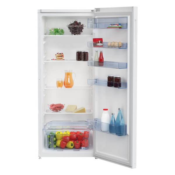 Beko 286L Larder Fridge, Static Cooling, LED Lighting, White