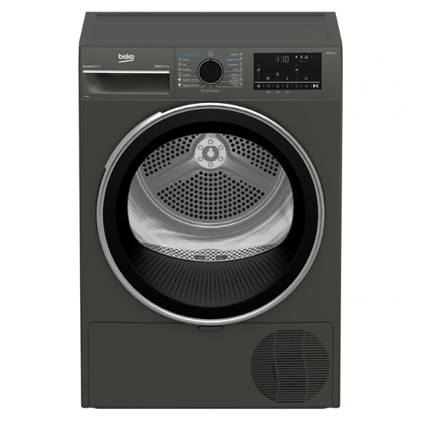 Beko 9kg Heat Pump Tumble Dryer, Grey