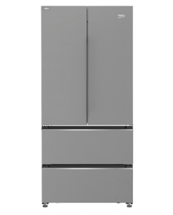 Beko American Style Fridge Freezer 510L, No Frost, Stainless Steel